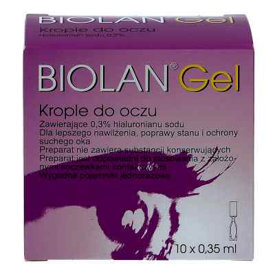 Biolan Gel 0,3% krople do oczu zamów na apo-discounter.pl