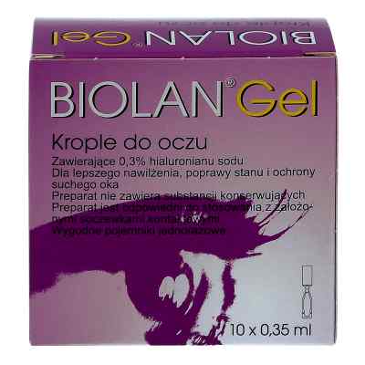 Biolan Gel 0,3% krople do oczu zamów na apo-discounter.pl