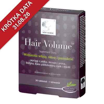 Hair Volume tabletki 30  od NEW NORDIC PZN 08300101