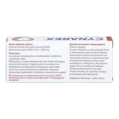 Cynarex 0,25g tabletki zamów na apo-discounter.pl