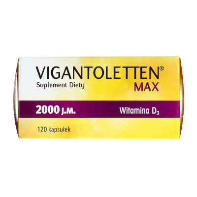 Vigantoletten Max 2000 j.m. kapsułki zamów na apo-discounter.pl
