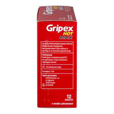 Gripex Hot Max (HotActiv Forte) saszetki zamów na apo-discounter.pl