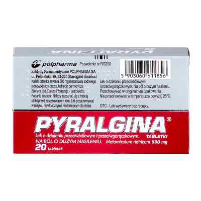 Pyralgina 500mg tabletki zamów na apo-discounter.pl