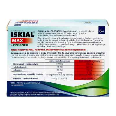 Iskial Max + Czosnek kapsułki zamów na apo-discounter.pl