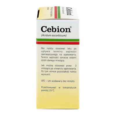 Cebion krople doustne z witaminą C 100 mg/ml zamów na apo-discounter.pl