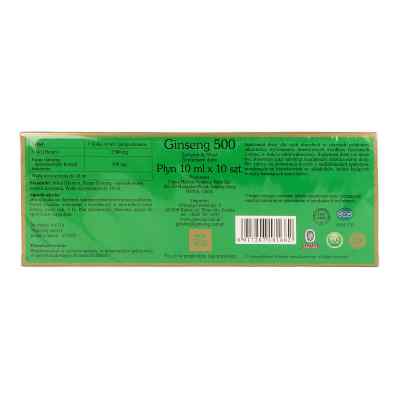 Ginseng 500 płyn 10ml fiolek zamów na apo-discounter.pl