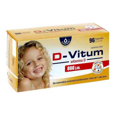 D-Vitum 800 j.m. witamina D dla niemowląt kapsułki twist-off zamów na apo-discounter.pl