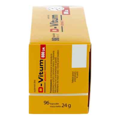 D-Vitum 800 j.m. witamina D dla niemowląt kapsułki twist-off zamów na apo-discounter.pl