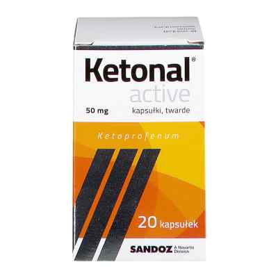 Ketonal Active 50mg kapsułki zamów na apo-discounter.pl
