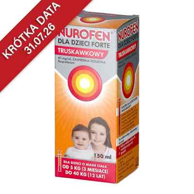 Nurofen dla dzieci Forte truskawkowy