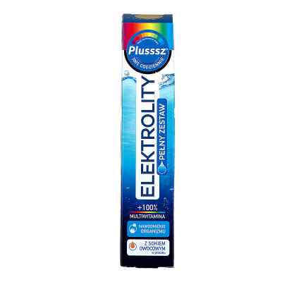 Plusssz Elektrolity+100% Multiwitamina zamów na apo-discounter.pl