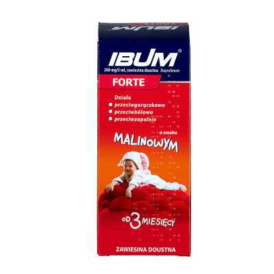 Ibum Forte smak malinowy 200mg/5ml zawiesina zamów na apo-discounter.pl