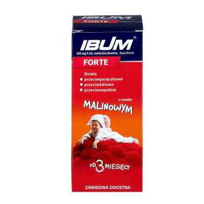Ibum Forte smak malinowy 200mg/5ml zawiesina zamów na apo-discounter.pl