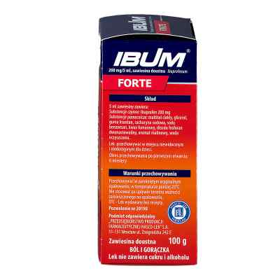 Ibum Forte smak malinowy 200mg/5ml zawiesina zamów na apo-discounter.pl