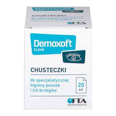 Demoxoft Clean chusteczki do higieny powiek zamów na apo-discounter.pl
