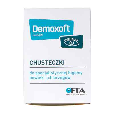 Demoxoft Clean chusteczki do higieny powiek zamów na apo-discounter.pl