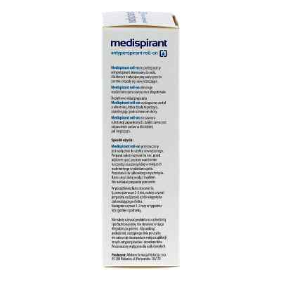 MEDISPIRANT Antyperspirant roll-on zamów na apo-discounter.pl
