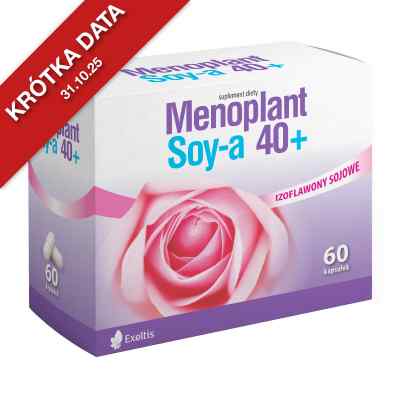 Menoplant Soy-a 40+ kapsułki 60  od EXELTIS POLAND SP. Z O.O. PZN 08300636