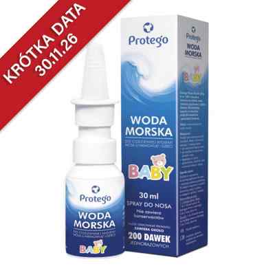 Protego woda morska izotoniczna Baby 30 ml od GLOBAL PHARMA CM SPÓŁKA AKCYJNA  PZN 08300649