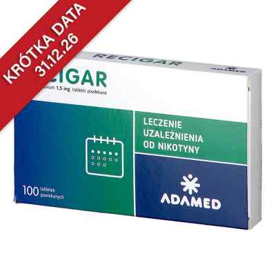 Recigar tabletki powlekane 100  od ADAMED PHARMA SPÓŁKA AKCYJNA  PZN 08300710