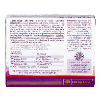 Olimp Chela-Mag B6+D3 kapsułki zamów na apo-discounter.pl