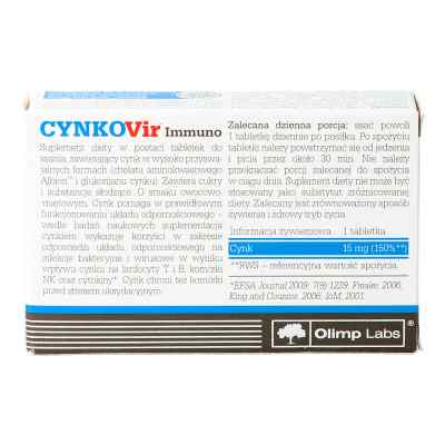 Olimp Labs Cynkovir Immuno tabletki zamów na apo-discounter.pl
