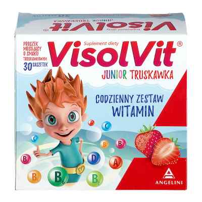 Visolvit Junior proszek musujący o smaku truskawkowym zamów na apo-discounter.pl