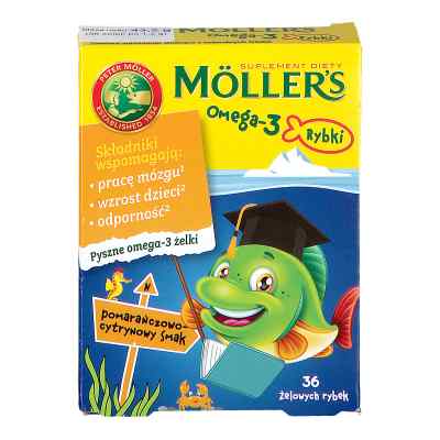Mollers Omega-3 Rybki Pomarańczowo-cytrynowy smak zamów na apo-discounter.pl