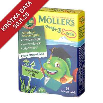 Mollers Omega-3 Rybki Owocowe żelki 36  od ORKLA HEALTH AS PZN 08300769