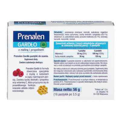 Prenalen gardło pastylki do ssania zamów na apo-discounter.pl