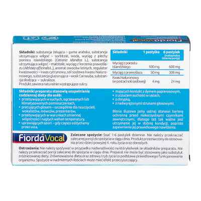 Fiorda Vocal, pastylki do ssania zamów na apo-discounter.pl