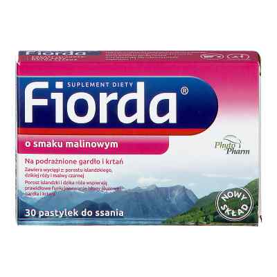 Fiorda o smaku malinowym, tabletki do ssania zamów na apo-discounter.pl