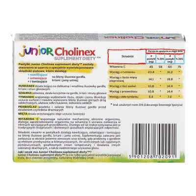 Cholinex Junior pastylki do ssania zamów na apo-discounter.pl