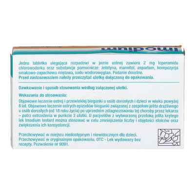 Imodium Instant 2 mg tabletki ulegające rozpadowi w jamie ustnej zamów na apo-discounter.pl