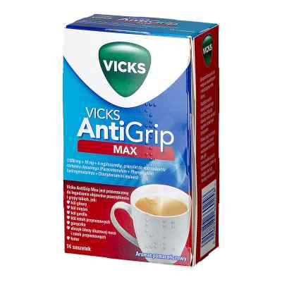 Vicks Antigrip Max saszetki (Vicks SymptoMed Max) zamów na apo-discounter.pl