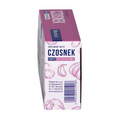 Czosnek forte bezzapachowy Oleofarm zamów na apo-discounter.pl