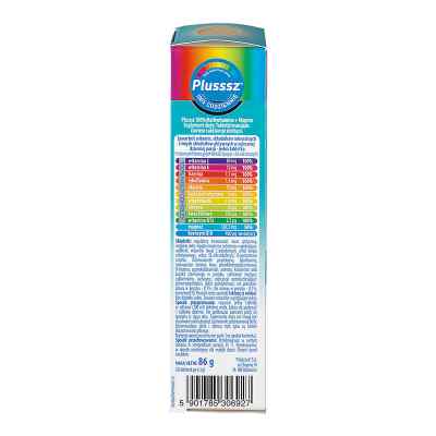 Plusssz 100% Multiwitamina + Magnez smak mango-pomarańcza zamów na apo-discounter.pl