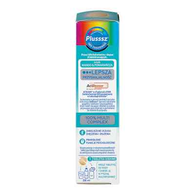 Plusssz 100% Multiwitamina + Magnez smak mango-pomarańcza zamów na apo-discounter.pl