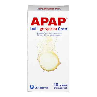 Apap C Plus ból i gorączka tabletki musujące zamów na apo-discounter.pl