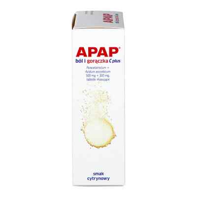 Apap C Plus ból i gorączka tabletki musujące zamów na apo-discounter.pl