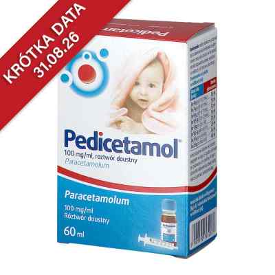 Pedicetamol 100 mg/ml roztwór doustny dla dzieci i niemowląt