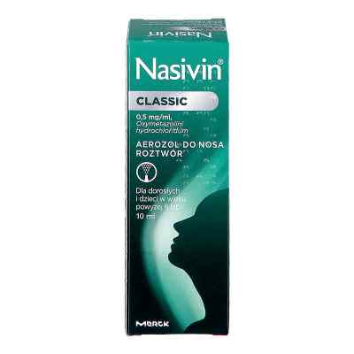 Nasivin Classic 0,05% aerozol do nosa zamów na apo-discounter.pl