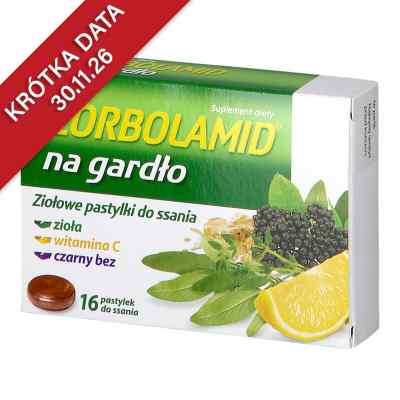 Scorbolamid na gardło ziołowe pastylki do ssania