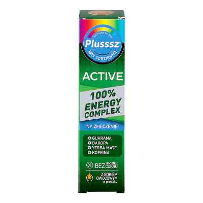 Plusssz Active 100% Energy Complex tabletki musujące zamów na apo-discounter.pl