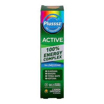 Plusssz Active 100% Energy Complex tabletki musujące zamów na apo-discounter.pl