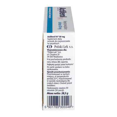 ActiFerol Fe 30 mg saszetki zamów na apo-discounter.pl