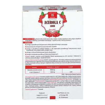 Acerola C 1000 saszetki zamów na apo-discounter.pl