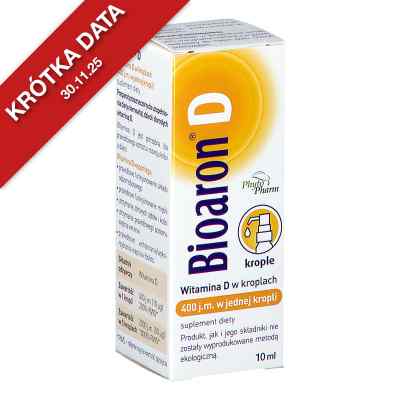 Bioaron D 400 j.m. krople 10 ml od PHYTOPHARM KLĘKA S.A. PZN 08301059