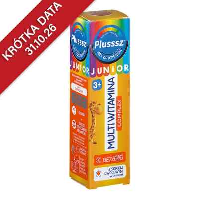 Plusssz Junior Multiwitamina Complex tabletki musujące 20  od POLSKI LEK  PZN 08301080