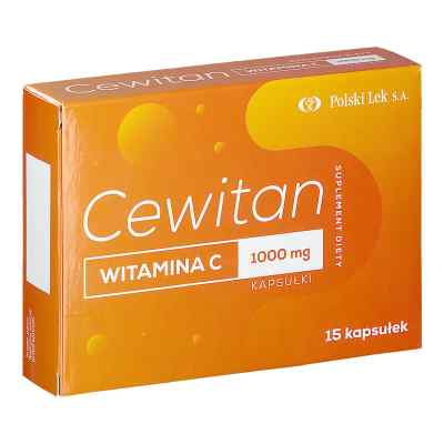 Cewitan Witamina C 1000 mg kapsułki 15 od POLSKI LEK PZN 08301150